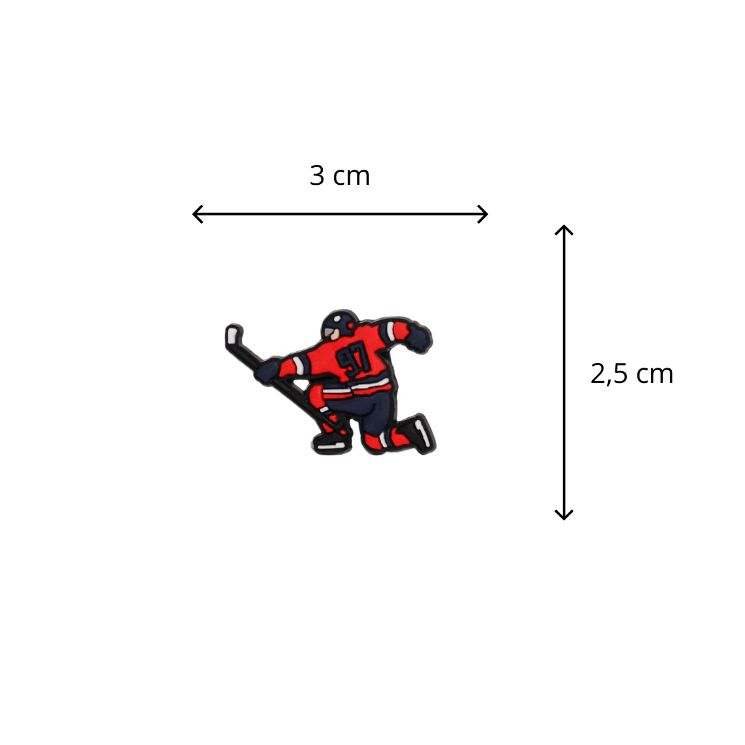 Hockey rouge et noir