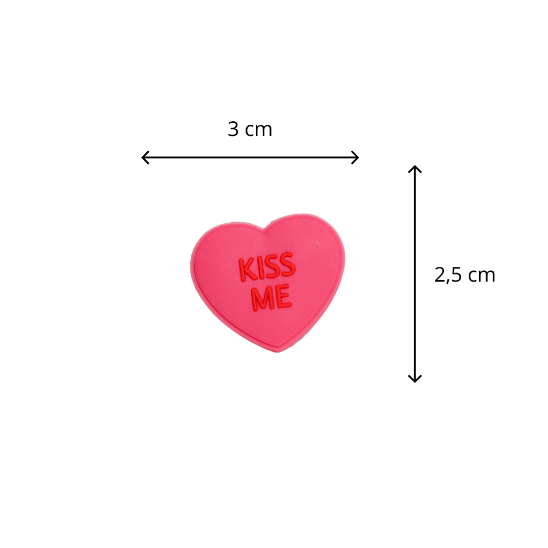Cœur rose kiss me