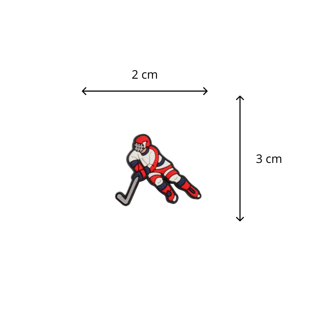 Hockey rouge et blanc