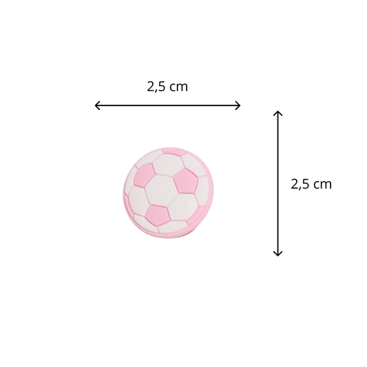Ballon de soccer rose