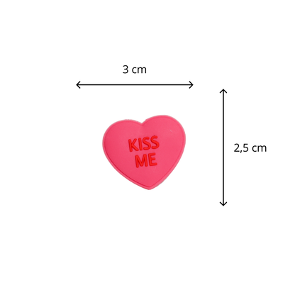 Cœur rose kiss me