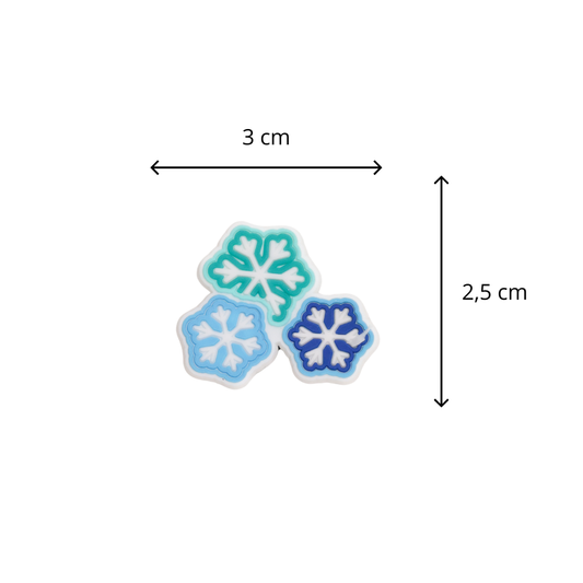 Flocon bleu clair