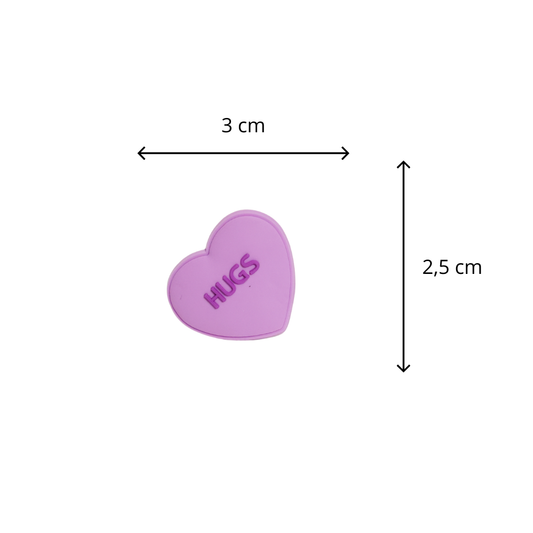 Cœur mauve HUGS