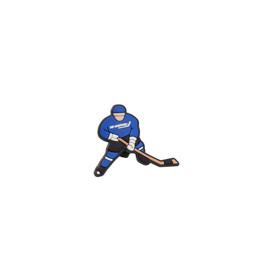 Hockey bleu et blanc
