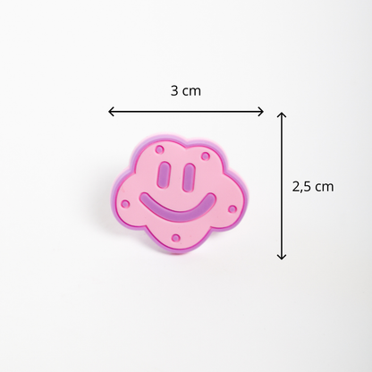 Nuage sourire rose